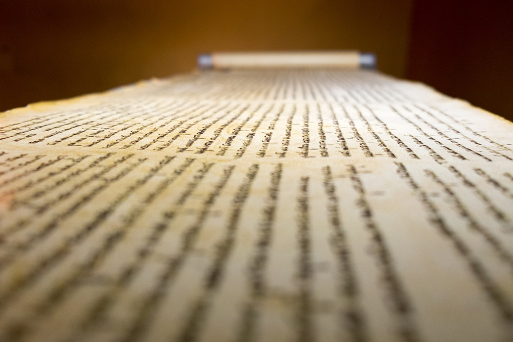 Scroll representing the Dead Sea Scrolls