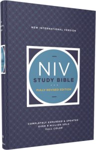 NIV Study Bible Fully Revised Edition Large Print hardcover